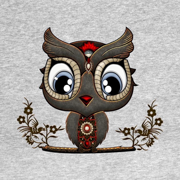 Cute little steampunk owl by Nicky2342